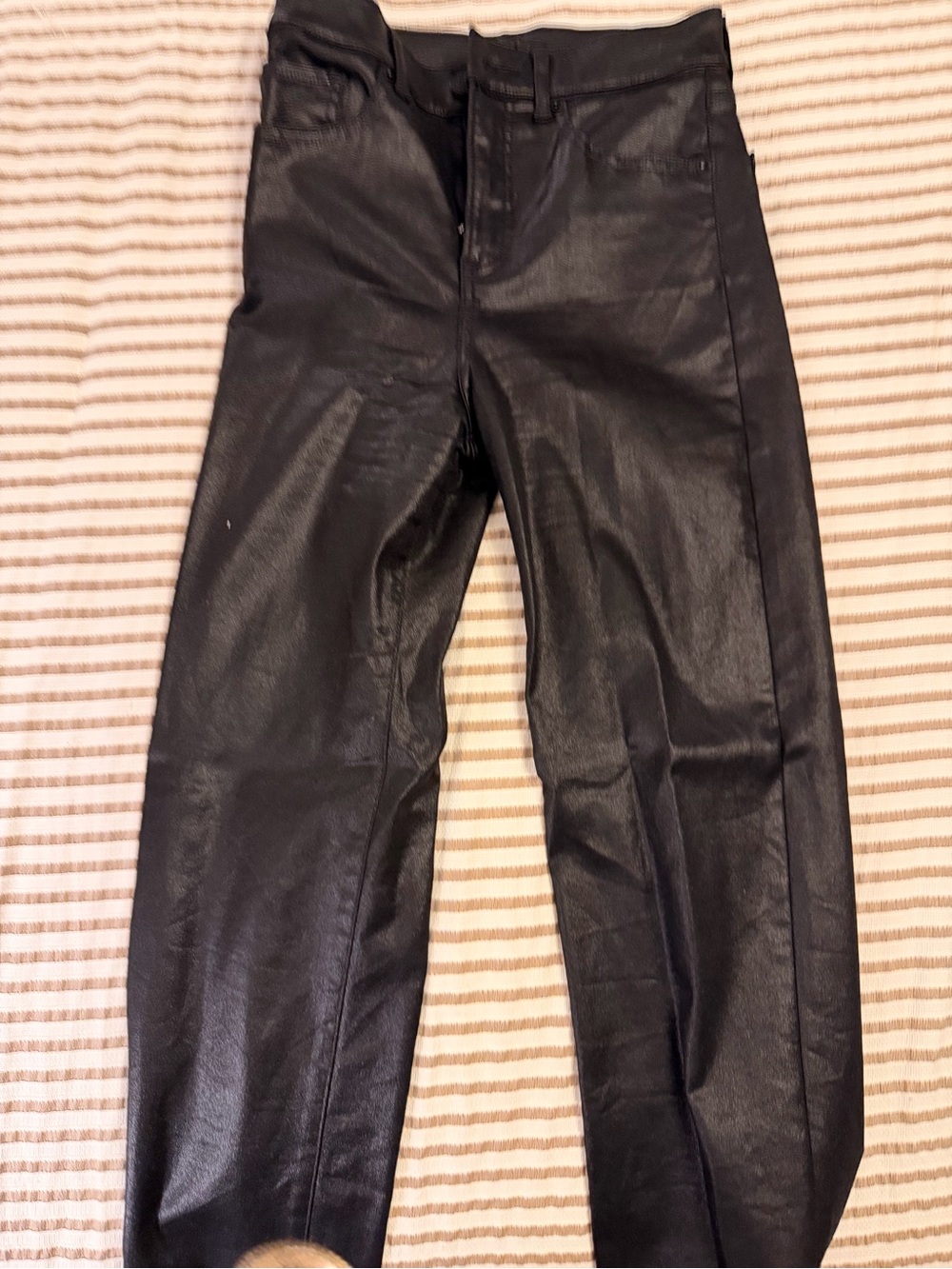 Express Black Faux Leather Pants